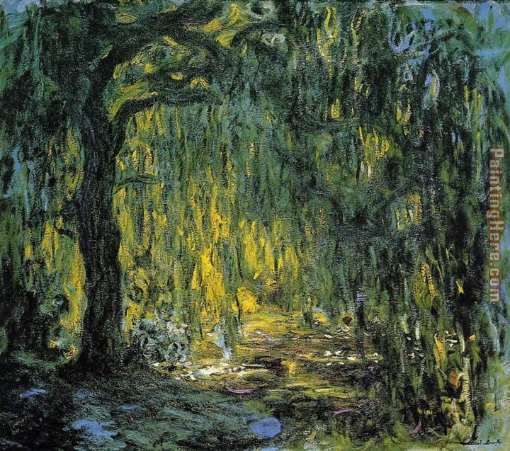 Weeping Willow 5 painting - Claude Monet Weeping Willow 5 art painting